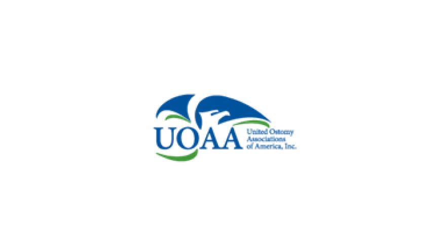 Logotipo de la Asociación Unida de Ostomía de América (UOAA)