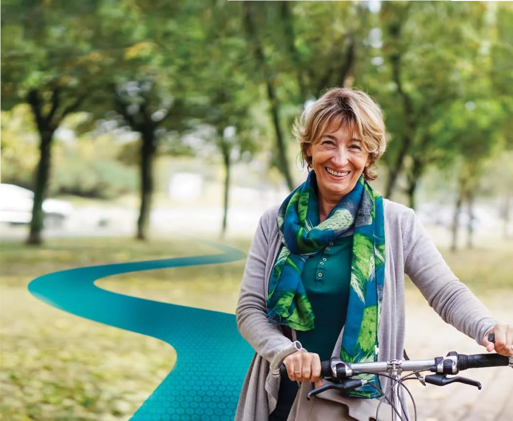 osoba jazdiaca na bicykli