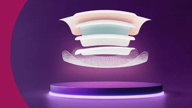 Abbildung der Schichten des ConvaFoam® Schaumverbands